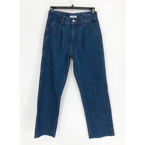 RE/DONE Womens Utility Loose Jeans 2 26 Blue True Rinse Relaxed Straight NWT - Picture 3 of 11